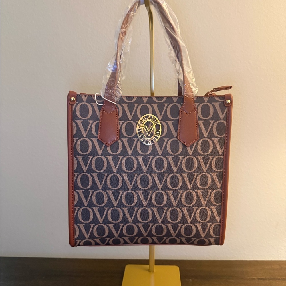 Valentino Orlandi Brown Tote Bag